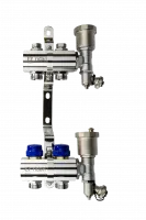 Коллекторная группа FHF-2R set 2 контура 1'x3/4' c воздухоотводчиками и кронштейнами Ridan 088U0702R Нижний Новгород