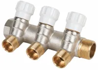 Коллектор 1'x3 выхода 3/4' НР с вентилями MVI MM.403.0605 Нижний Новгород