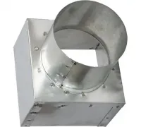 Адаптер 450х450, D250 врезка вбок VentART 4687203781927
