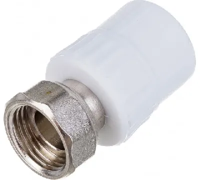 Муфта с накидной гайкой 20 х 3/4' полипропиленовая PPR белая Valfex 10139120 Нижний Новгород
