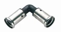 Угольник 14 90 град., ПВДФ пресс Henco 1PK-1414