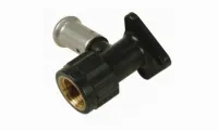 Водорозетка пресс 16х3/8'ВР, ПВДФ Henco 2PK-1603