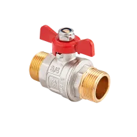 Кран шаровый 1/2' НН ручка бабочка MVI BV.515.04 Нижний Новгород