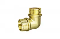 Угол 90 гр 1/2' НР/НР латунь LD Pride LD.65.527.15