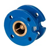Клапан обратный  фланцевый NVD402R PN16 DN65пружинный с аксиальным затвором, чугун GJL250 Ридан 082X8472R