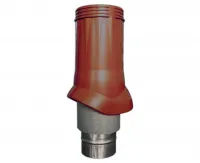 Выход вентиляционный пластиковый изолированный D125/160, цвет Brown ERA 00-99004527