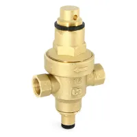 Редуктор давления мембранный Uni-fitt 1/2" В 1-6 бар PN25 с отверстием под радиальный манометр 1/4" Нижний Новгород