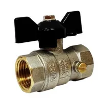 Кран шаровой латунный для манометра Ду15 Ру16     бабочка LD Pride LD 44.340.15.2 Нижний Новгород