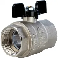 Кран шаровой 1 1/4' ВВ ручка бабочка STOUT RG008Q0LA6HFB7 Нижний Новгород