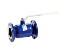 Шаровой кран Temper сталь 20 полнопроходной DN 15 PN 40 фланцевое, рукоятка Нижний Новгород