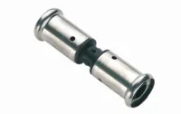 Муфта пресс 16х16, ПВДФ Henco 15PK-1616