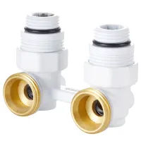 Узел нижнего подключения угловой 1/2'х3/4' EK белый Royal Thermo НС-1559440 Нижний Новгород