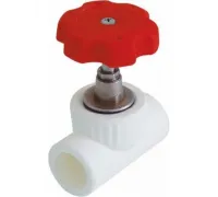 Вентиль проходной 20x1/2' полипропиленовый PPR белый Valfex 10146020 Нижний Новгород