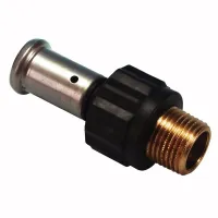 Муфта пресс 40х1'НР переходная, ПВДФ Henco 17PK-4006
