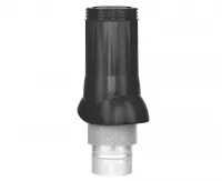 Выход вентиляционный пластиковый изолированный D125/160, цвет Black ERA 00-99137174