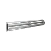 Решетка двухрядная алюминиевая 2VA 600х300 VentART 4687203784836