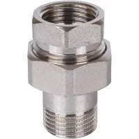 Сгон разъемный ВН 1/2' прямой (американка), никелированный STOUT RG008Q1DJVBR3J Москва