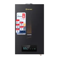 Водонагреватель газовый SENSOR ART S 20 MD Art Black 10 л/мин с электророзжигом, сенсорное управление Thermex ЭдЭБ02974