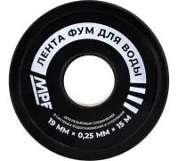 Лента ФУМ для воды MPF 19 мм x 0,25 мм x 15 м, профессиональная MasterProf ИС.131432 Нижний Новгород