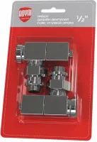 Набор дизайн-вентелей CUBE угловой 1/2' (хром) Royal Thermo НС-1193191 Нижний Новгород