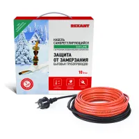 Кабель греющий саморегулирующийся  10HTM2-CT в тр убу 20 Вт 2 м REXANT 51-0601
