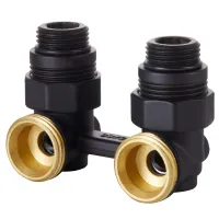 Узел нижнего подключения угловой 1/2'х3/4' EK черный Royal Thermo НС-1559441 Нижний Новгород