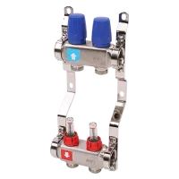 Коллекторная группа с расходомерами 1'x2 выхода 3/4' НР евроконус MVI MS.502.06 Нижний Новгород