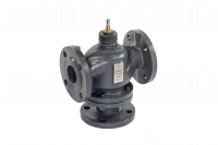клапан регулирующий vf-3r pn16 dn 300 kvs990 t150, 3-х ход. смеш. седельный фланец чугун Ридан 065B4300R