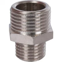 Ниппель 3/8X1/4 НН переходной никелированный STOUT RG008Q0OCNK156 Нижний Новгород