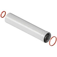 Удлинитель дымохода коакс раструбн 60/100 L 2000 Rommer RG0091CSP6GTQD Нижний Новгород