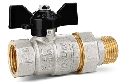 Кран шаровой со сгоном (американка) бабочка ВН/НР Ду25 Ру40 (1') LD Pride LD 47.306.25 Нижний Новгород