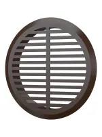 Решетка переточная круглая D50 с фланцем D45, комплект из 4 шт, цвет Коричневый ERA 23663