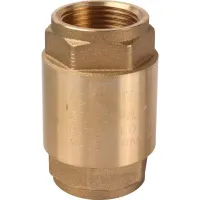 Клапан обратный пружинный муфтовый 1' с металлическим седлом STOUT RG008T8CLEH88U