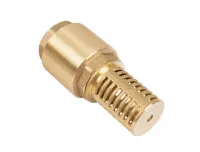 Обратный клапан 1 1/4' с сеткой (сетка-латунь, толк.-латунь) Unipump 48251
