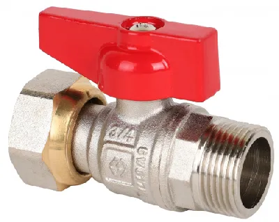 Кран шаровый с накидной гайкой 1/2' ВН ручка бабочка MVI BV.531.04 Нижний Новгород