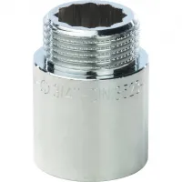 Удлинитель НВ 3/4'x30 мм, хромированный STOUT RG008Q0O7BOGEM Нижний Новгород