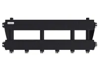 Коллектор модульный MK-150-3x25 на 3 контура G 1', 2 магистрали G 1 1/2', до 150 кВт, ст 09Г2С Gidruss 1P 01502 17