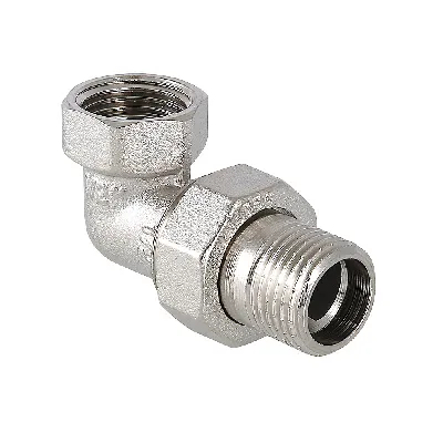 Сгон разъемный ВН 1/2' угловой (американка), никелированный VALTEC S09810004