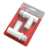 Набор дизайн-вентилей прямой 1/2' белый Royal Thermo НС-1422579 Нижний Новгород