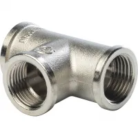 Тройник ВВВ 1/2'х1/2'х1/2' никелированный STOUT RG008Q0QSVV57E