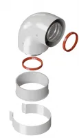 Отвод стартовый 90гр d 60/100 коаксиальный Kiturami E91E900084 Нижний Новгород