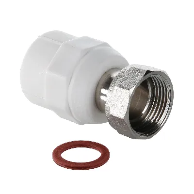 Муфта с накидной гайкой 20 х 3/4' полипропиленовая PPR белая VALTEC PV7082005 Нижний Новгород