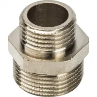 Ниппель НН 3/4'х1/2' переходной, никелированный STOUT RG008Q0OCNRMLV
