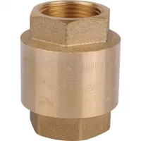 Клапан обратный пружинный муфтовый 3/4' с пластиковым седлом STOUT RG008T8CKL0L52