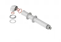 Комплект дымохода СТАНДАРТ 60/100 - 900мм в комплекте фланец Rommer RG0091CSP6F5Q7 Нижний Новгород