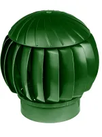Турбина ротационная вентиляционная (нанодефлектор) из ABS пластика D160, цвет Green ERA 00-99004511 Нижний Новгород
