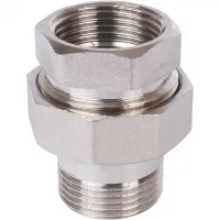 Сгон разъемный ВН 1' прямой (американка), никелированный STOUT RG008Q1DJVU1TC Нижний Новгород