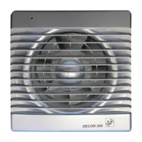 Вентилятор накладной Decor 200C Silver Soler & Palau 03-0103-019