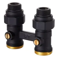 Узел нижнего подключения прямой 1/2'х3/4' EK черный Royal Thermo НС-1559439 Нижний Новгород