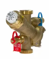 Клапан балансировочный AQT-R DN 15 комбинированный с ниппелями, наружная резьба G3/4 Ридан 003Z1812R